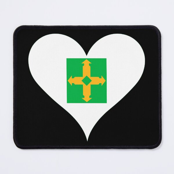 Item preview, Distrito Federal Brazil Flag Heart Heritage designed and sold by NTGUILTY.