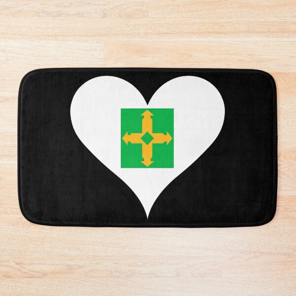 Item preview, Distrito Federal Brazil Flag Heart Heritage designed and sold by NTGUILTY.