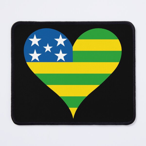 Item preview, Goias Brazil Flag Heart State Heritage designed and sold by NTGUILTY.