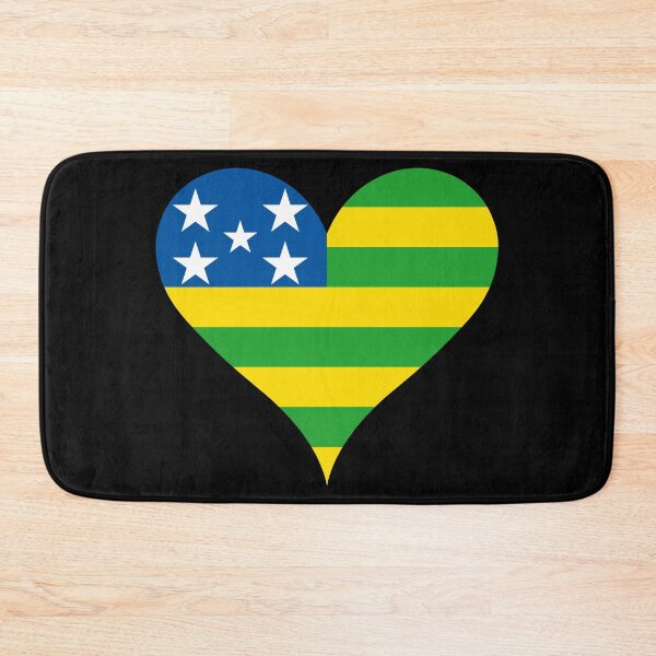 Item preview, Goias Brazil Flag Heart State Heritage designed and sold by NTGUILTY.