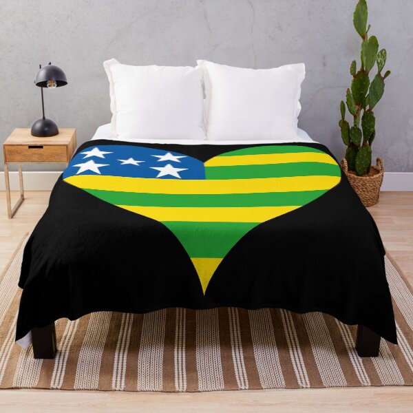 Item preview, Goias Brazil Flag Heart State Heritage designed and sold by NTGUILTY.