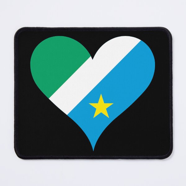 Item preview, Mato Grosso do Sul Brazil Flag Heart Heritage designed and sold by NTGUILTY.