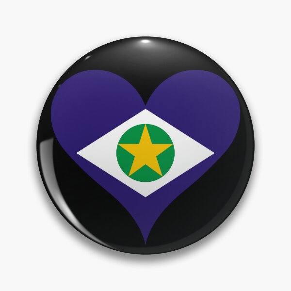 Artikelvorschau, Flagge von Mato Grosso, Brasilien, Herz des Staatserbes entworfen und verkauft von NTGUILTY.