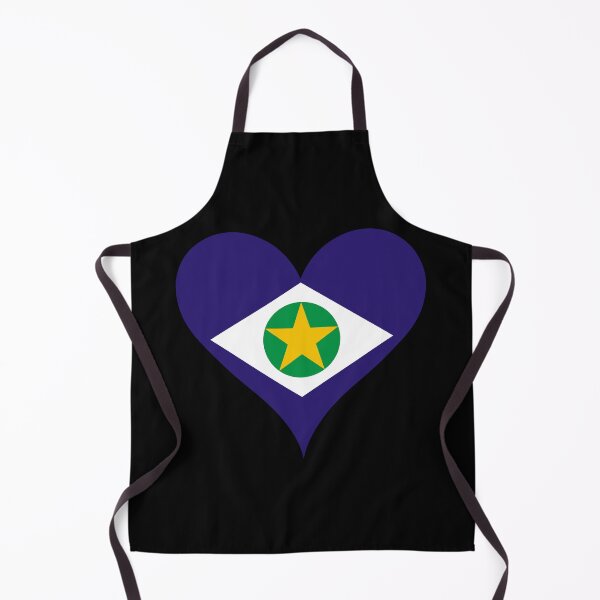 Item preview, Mato Grosso Brazil Flag Heart State Heritage designed and sold by NTGUILTY.