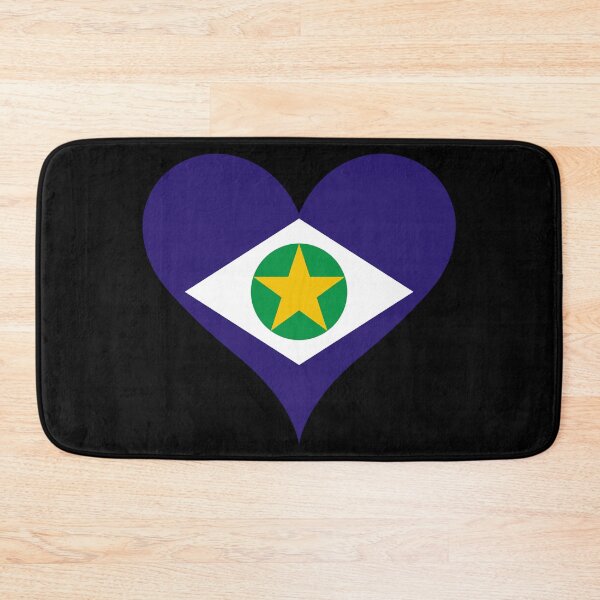 Item preview, Mato Grosso Brazil Flag Heart State Heritage designed and sold by NTGUILTY.