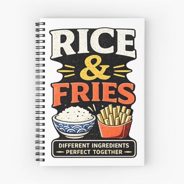 Item preview, Rice and Fries Vintage Retro Food Fusion Design for Wasian Culture Lovers designed and sold by RickE.