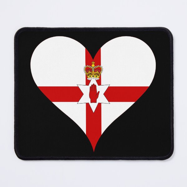 Item preview, Northern Ireland Flag Heart Heritage Graphic designed and sold by NTGUILTY.