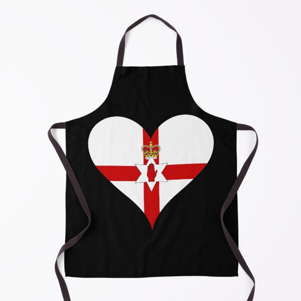 Item preview, Northern Ireland Flag Heart Heritage Graphic designed and sold by NTGUILTY.