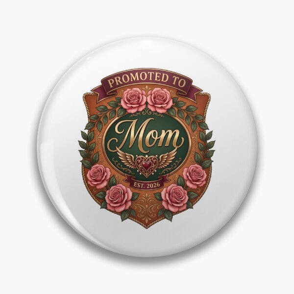 Item preview, Promoted To Mom 2026 Shirt – Victorian Floral Vintage Mother’s Day Gift designed and sold by relso.