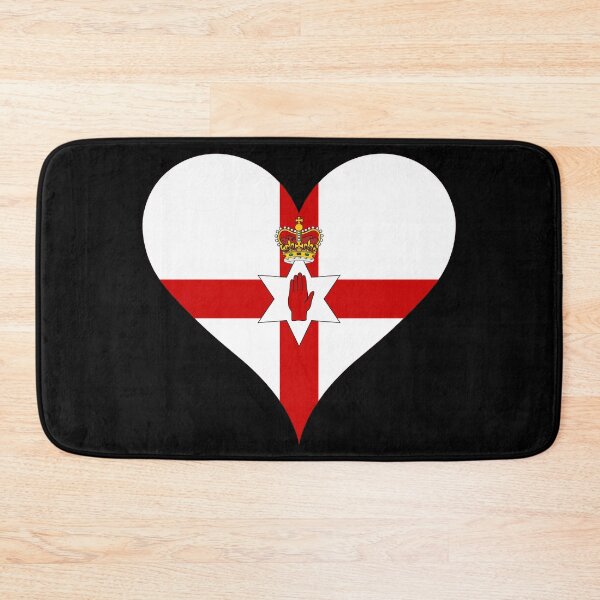 Item preview, Northern Ireland Flag Heart Heritage Graphic designed and sold by NTGUILTY.