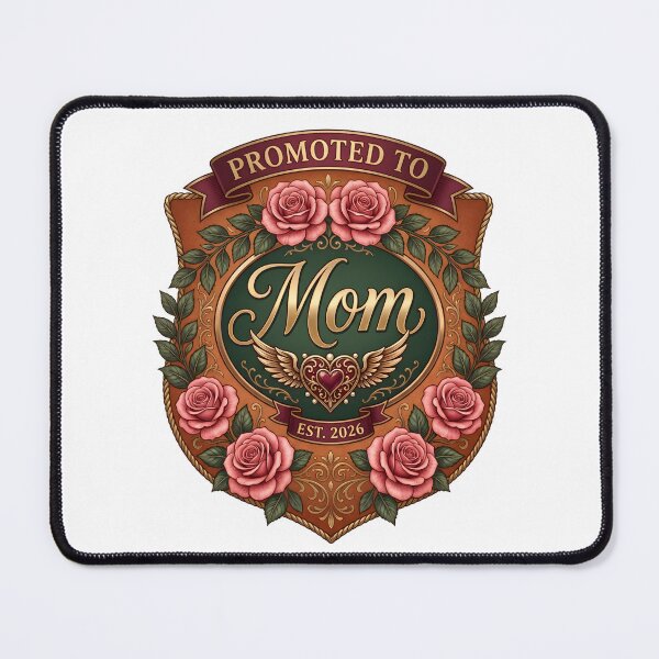 Item preview, Promoted To Mom 2026 Shirt – Victorian Floral Vintage Mother’s Day Gift designed and sold by relso.