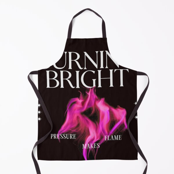 Item preview, Burning Bright Motivational Flame Quote Design designed and sold by TZAR WORKS.