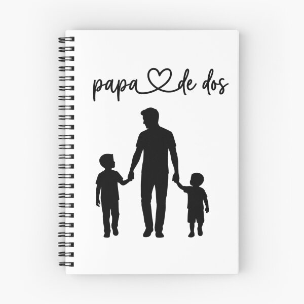 Item preview, Father of Two Children Minimalist Silhouette One Line Art designed and sold by RadycalHaven.