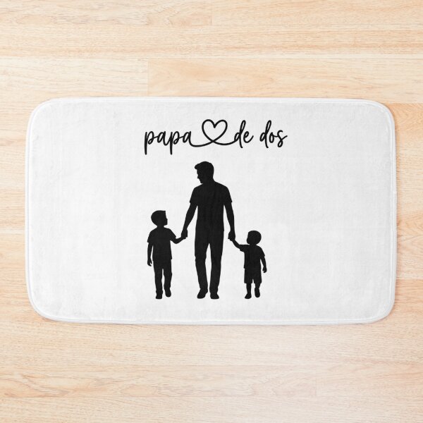 Item preview, Father of Two Children Minimalist Silhouette One Line Art designed and sold by RadycalHaven.