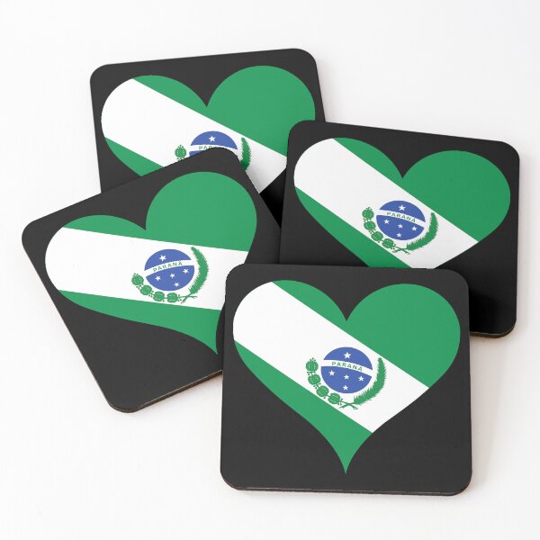 Item preview, Parana Brazil Flag Heart State Heritage designed and sold by NTGUILTY.