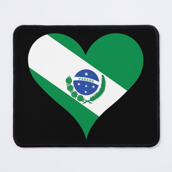 Item preview, Parana Brazil Flag Heart State Heritage designed and sold by NTGUILTY.