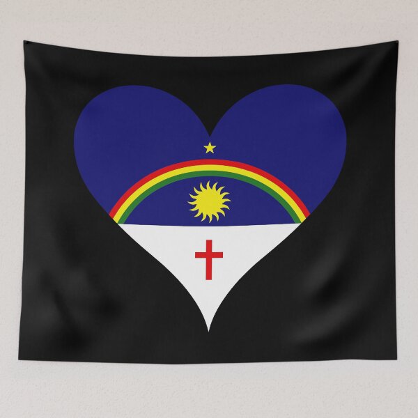 Item preview, Pernambuco Brazil Flag Heart State Heritage designed and sold by NTGUILTY.