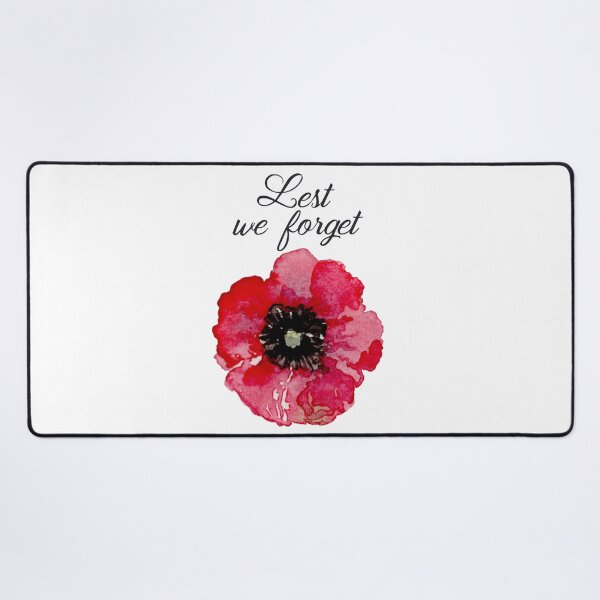 Item preview, Lest We Forget Watercolour Red Anemone Flower designed and sold by CreativeEmpires.