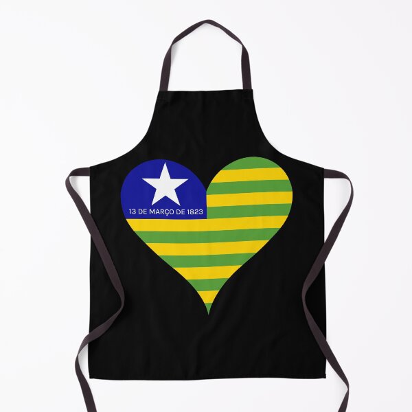 Item preview, Piaui Brazil Flag Heart State Heritage designed and sold by NTGUILTY.