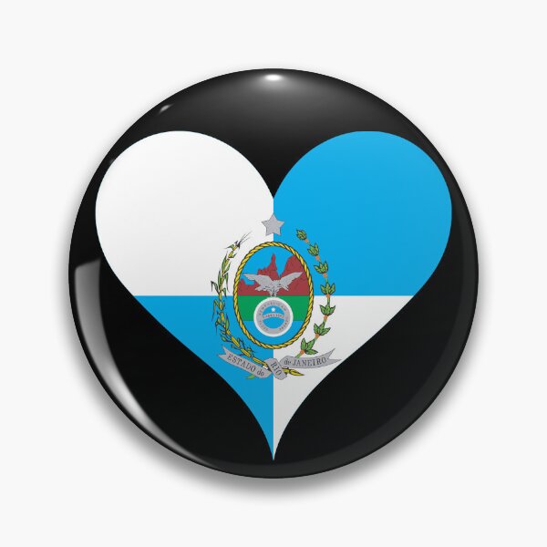 Item preview, Rio de Janeiro Brazil Flag Heart Heritage designed and sold by NTGUILTY.