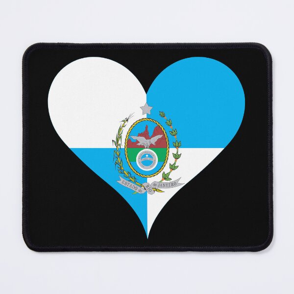 Item preview, Rio de Janeiro Brazil Flag Heart Heritage designed and sold by NTGUILTY.