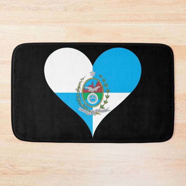 Item preview, Rio de Janeiro Brazil Flag Heart Heritage designed and sold by NTGUILTY.