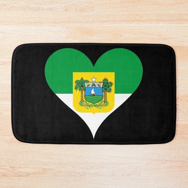 Item preview, Rio Grande do Norte Brazil Flag Heart designed and sold by NTGUILTY.