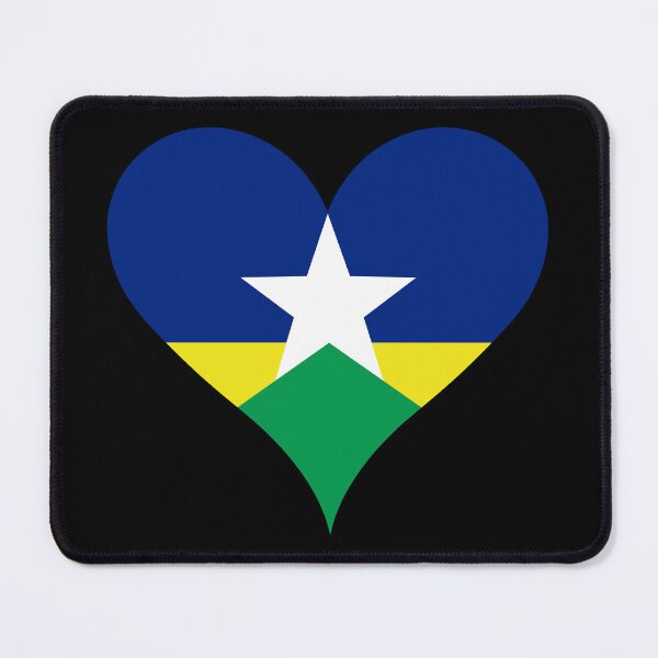 Item preview, Rondonia Brazil Flag Heart State Heritage designed and sold by NTGUILTY.