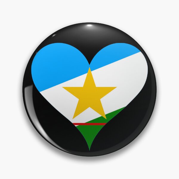 Item preview, Roraima Brazil Flag Heart State Heritage designed and sold by NTGUILTY.