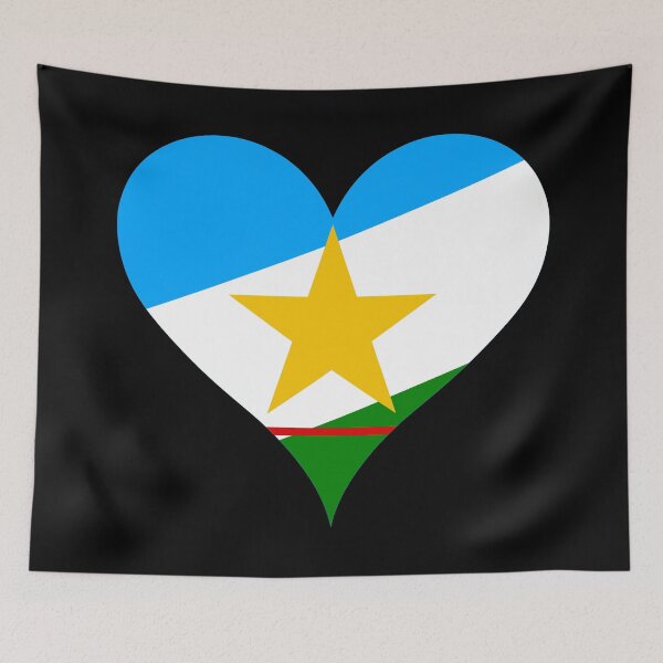 Item preview, Roraima Brazil Flag Heart State Heritage designed and sold by NTGUILTY.