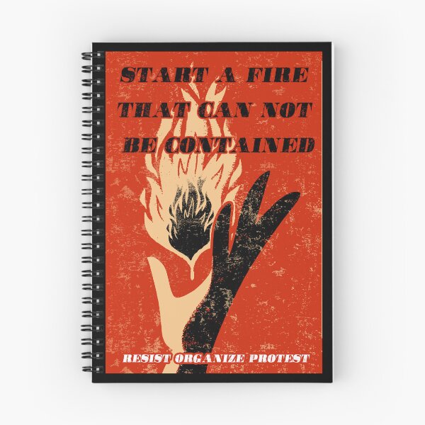 Item preview, start a fire that can not be contained (eat the rich) designed and sold by remerasnerdas.