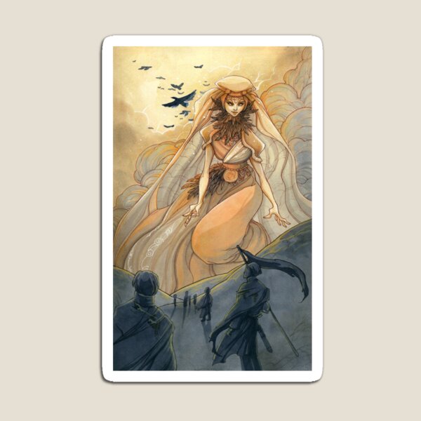 Tarot - Judgement (The Morrigan) Magnet