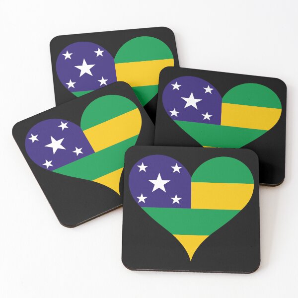 Item preview, Sergipe Brazil Flag Heart State Heritage designed and sold by NTGUILTY.