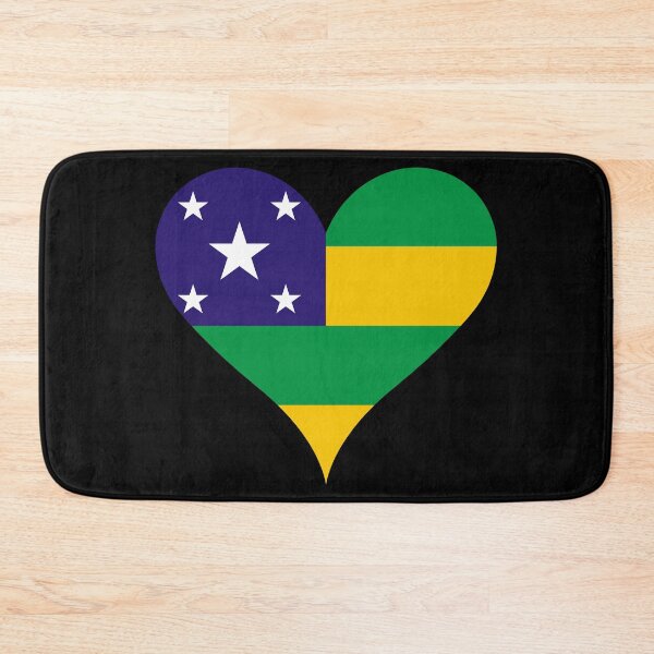 Item preview, Sergipe Brazil Flag Heart State Heritage designed and sold by NTGUILTY.
