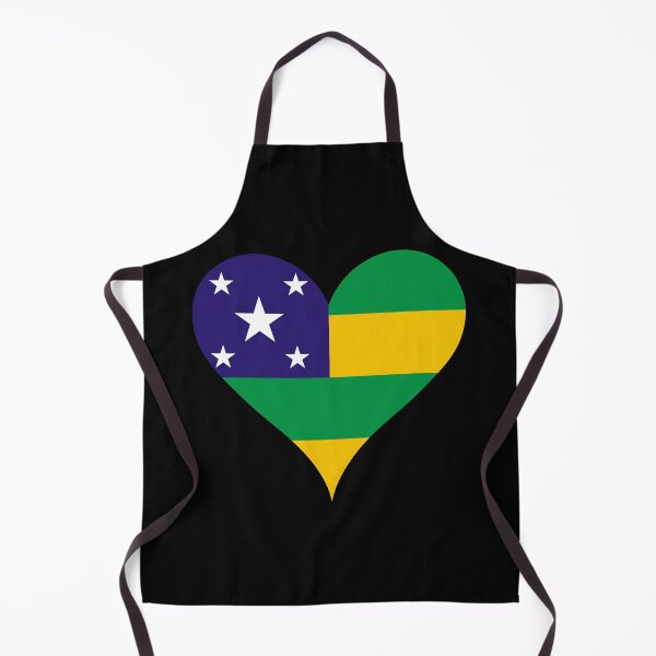 Item preview, Sergipe Brazil Flag Heart State Heritage designed and sold by NTGUILTY.