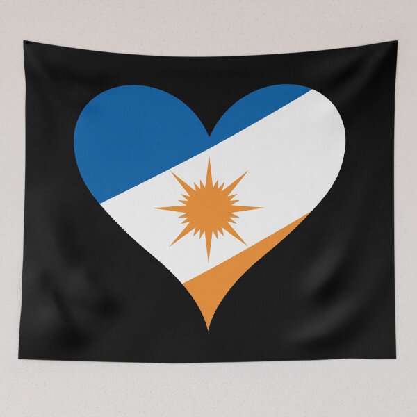 Item preview, Tocantins Brazil Flag Heart State Heritage designed and sold by NTGUILTY.