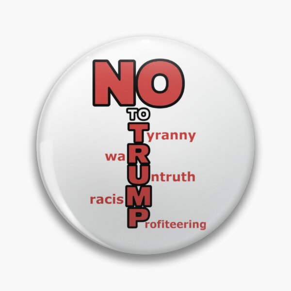 Item preview, No To Trump designed and sold by ramanstika.