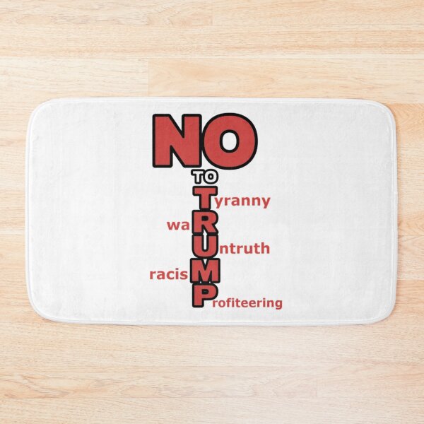 Item preview, No To Trump designed and sold by ramanstika.
