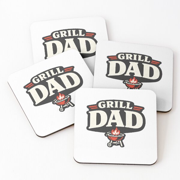 Item preview, Grill Dad BBQ Vintage Badge Design designed and sold by EastEndTownie.