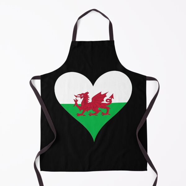 Item preview, Wales Flag Heart Red Dragon Heritage designed and sold by NTGUILTY.