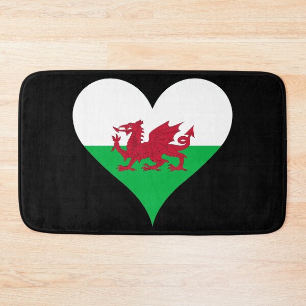 Item preview, Wales Flag Heart Red Dragon Heritage designed and sold by NTGUILTY.