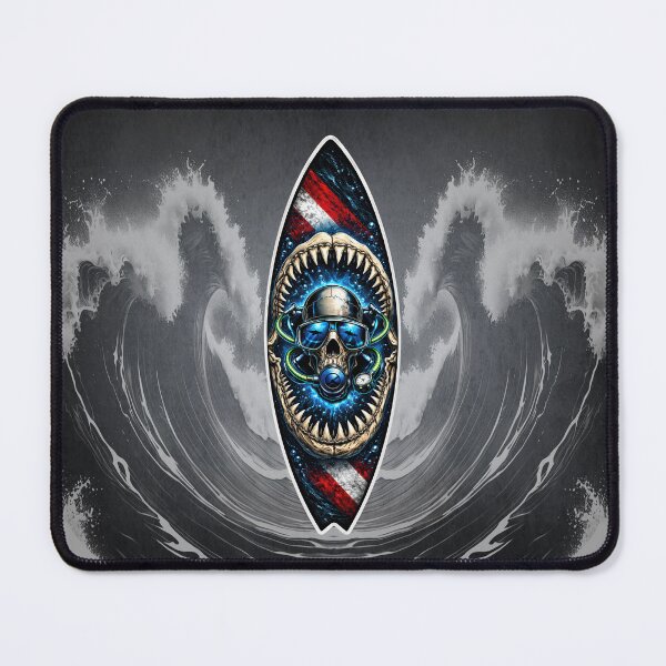 Item preview, Shark Jaw Skull Diver Surfboard – Scuba Ocean Predator Design designed and sold by artistwill.