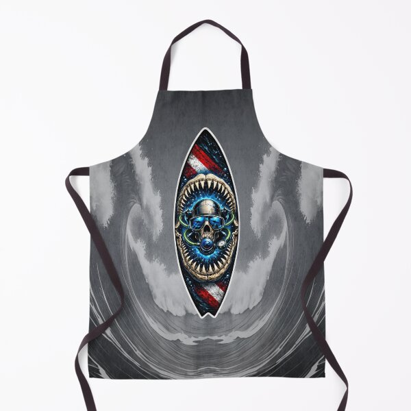 Item preview, Shark Jaw Skull Diver Surfboard – Scuba Ocean Predator Design designed and sold by artistwill.