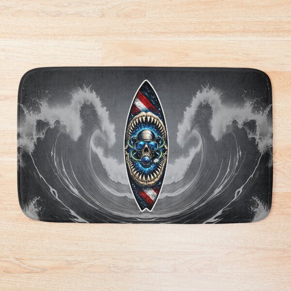 Item preview, Shark Jaw Skull Diver Surfboard – Scuba Ocean Predator Design designed and sold by artistwill.