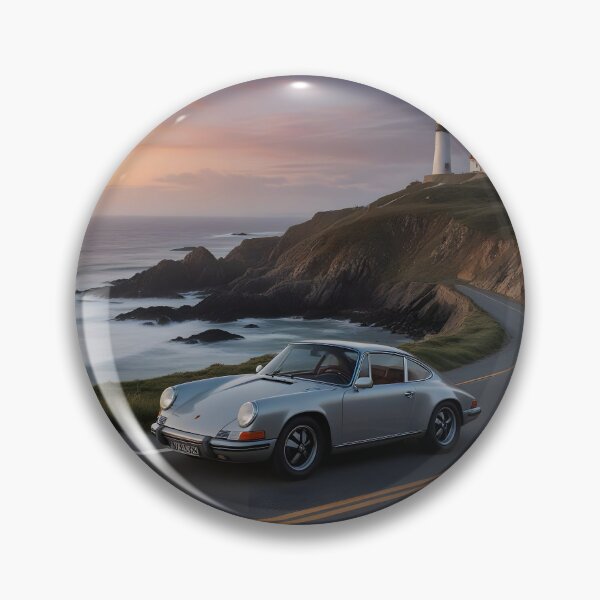 Item preview, Silver Porsche Sunset Coastal Drive designed and sold by rgagliardi2017.