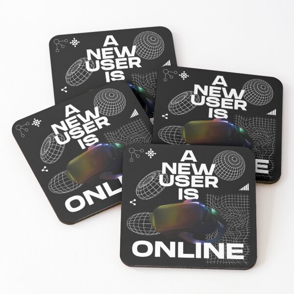 Item preview, A New User Is Online Gamer Design designed and sold by TZAR WORKS.