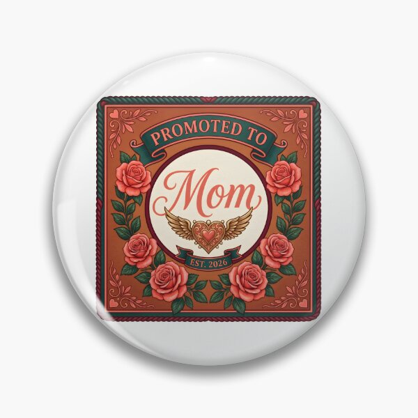 Item preview, Victorian Floral Mom Shirt – Promoted To Mom 2026 Gift designed and sold by relso.