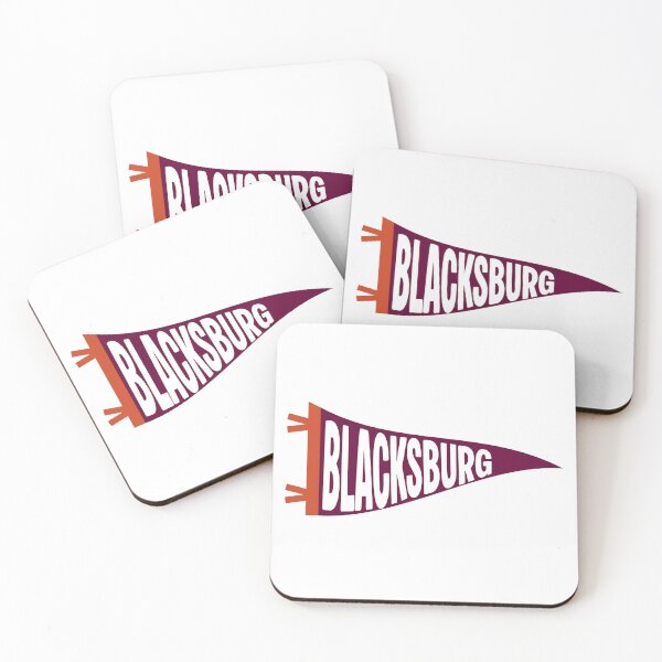 Item preview, Blacksburg Virginia Vintage College Town Pennant designed and sold by Sparkledust Creations.