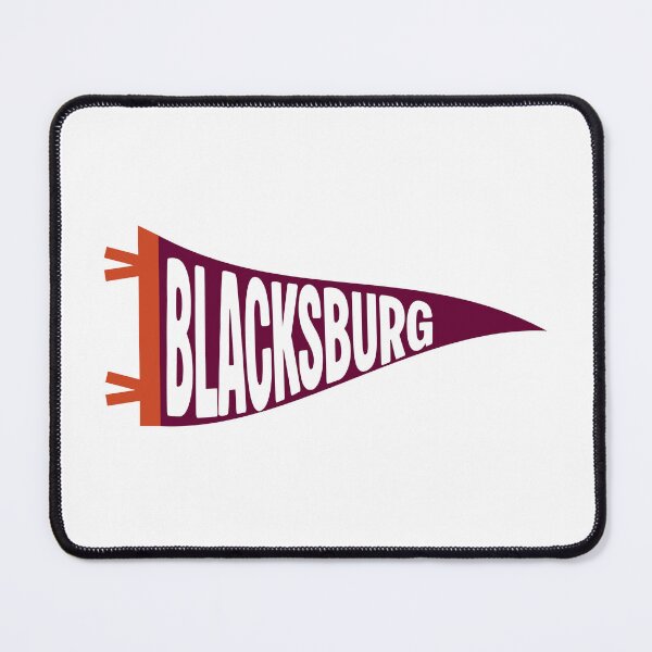 Item preview, Blacksburg Virginia Vintage College Town Pennant designed and sold by Sparkledust Creations.