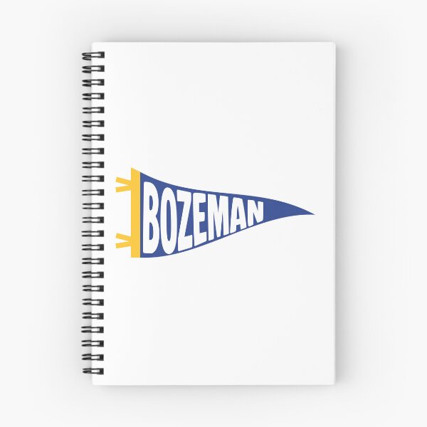 Item preview, Bozeman Montana Retro Town Pennant designed and sold by Sparkledust Creations.